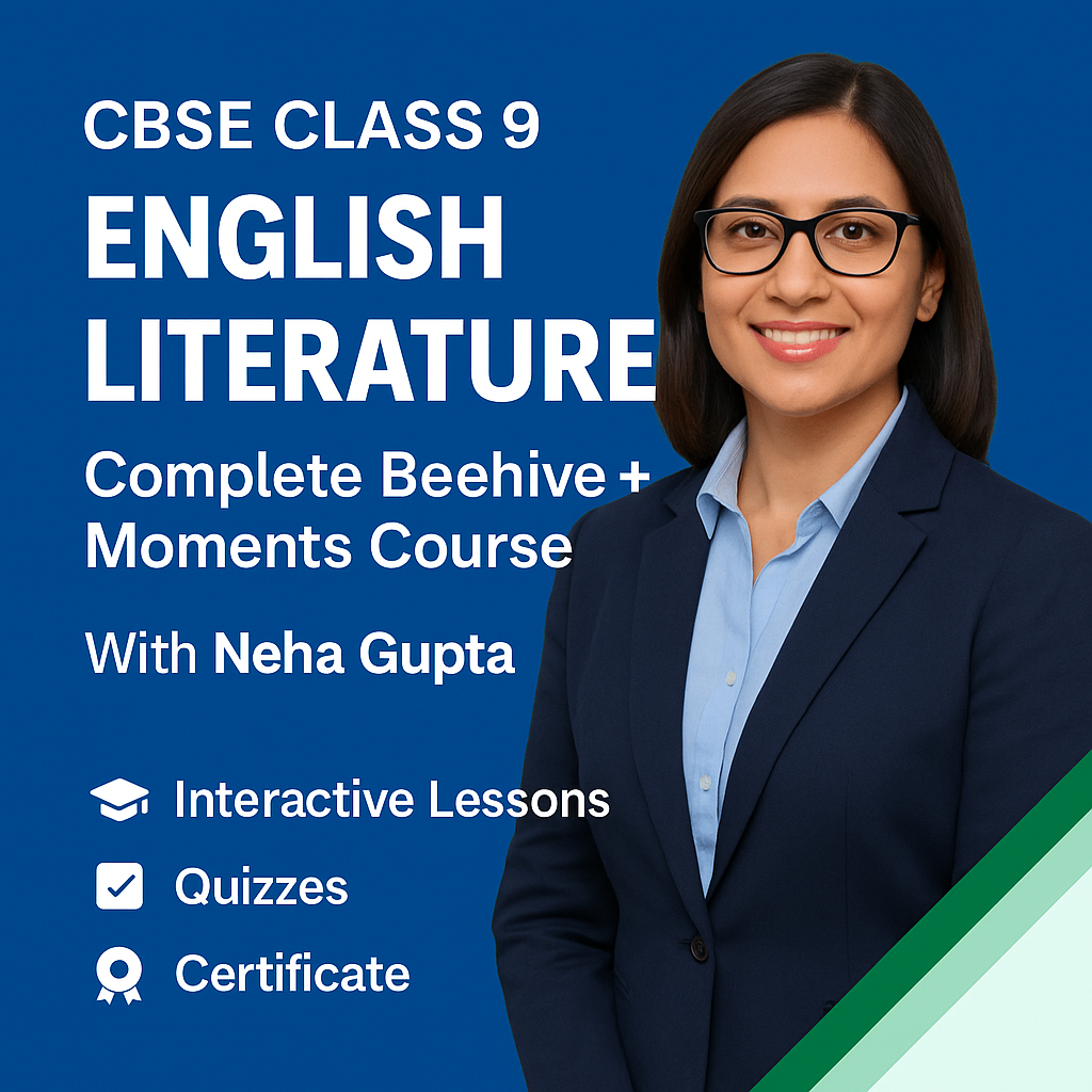 CLASS 9TH ENGLISH LITERATURE COURSE